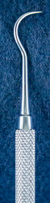 Orthodontic Instrument - elastic remover tip closeup image