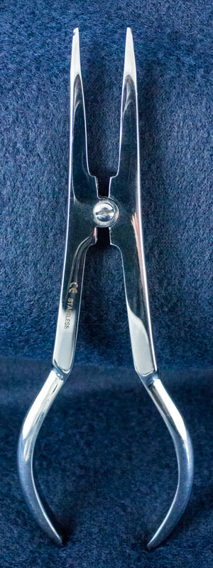 Orthodontic Instrument - elastic separating plier no spring full image tips open
