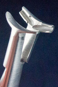 Orthodontic Instrument - hammer head plier tips closeup image 1