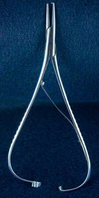 Orthodontic Instrument - mathieu needle holder with hook full image