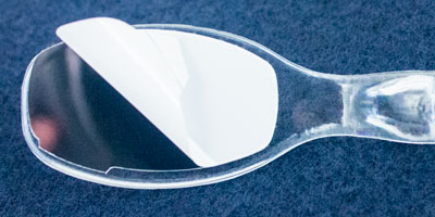 disposable mouth mirror closeup image